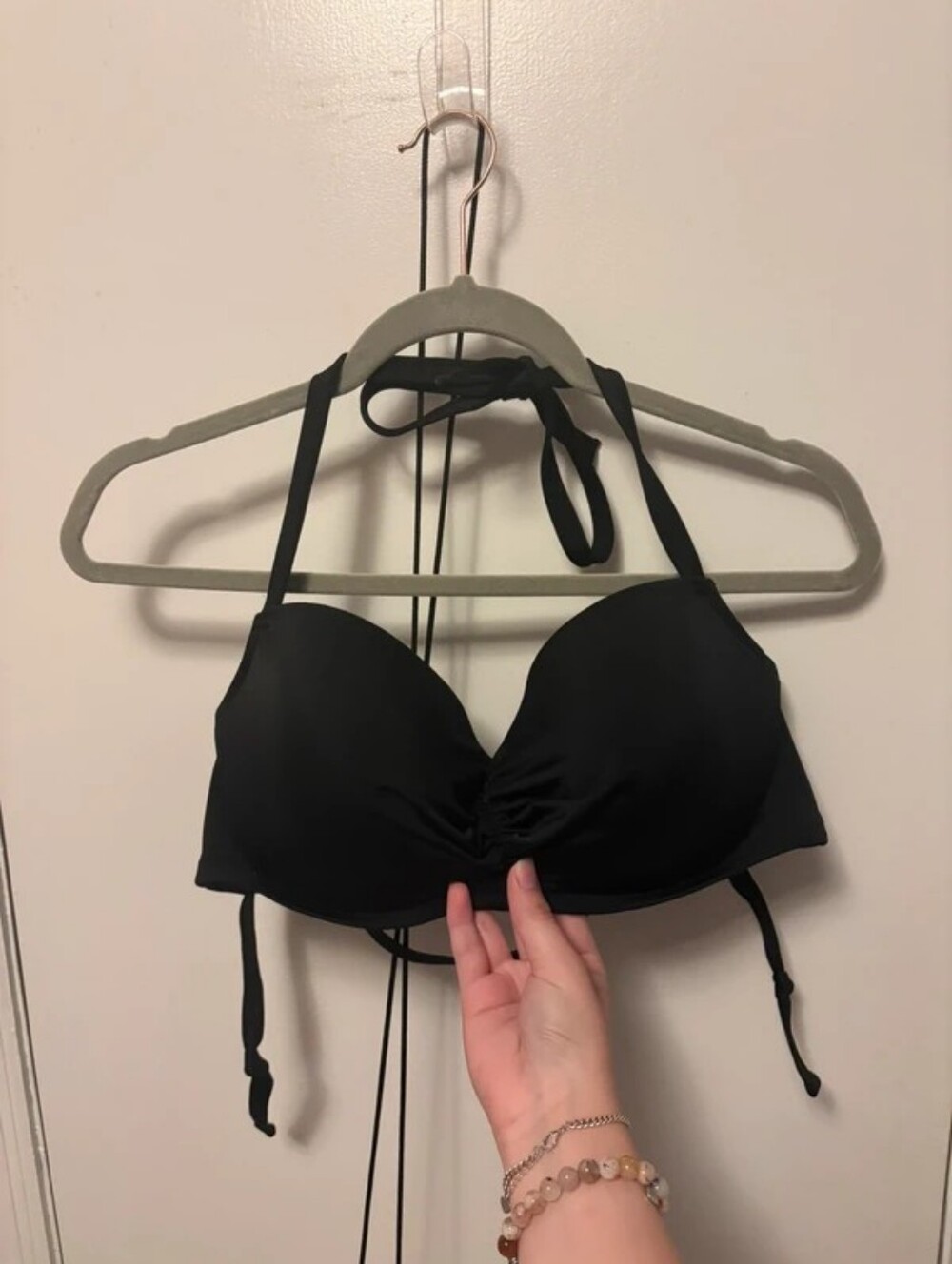 Shade & Shore Chocolate Brown Halter Triangle Bikini Set